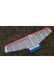 Model F2D with integral elevator and carbon trailing edge + full kevlar wrapping